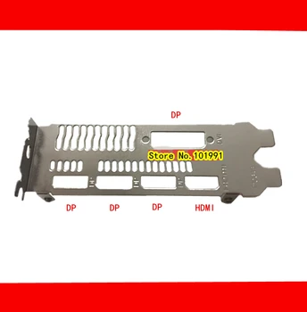 

Free shipping 5PCS XFX RX570 Black Wolf Edition RX 580 480 470 460 560 graphics card baffle DP+DP+DP+HDMI+DVI interface