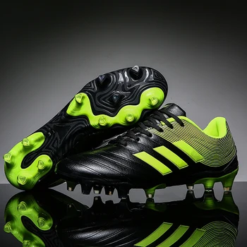 

Sneakers Men Football Shoes Soccer Cleats Boots Long Spikes TF Spikes Sneakers Soft Indoor Turf Futsal Soccer Shoes Men Zapatos