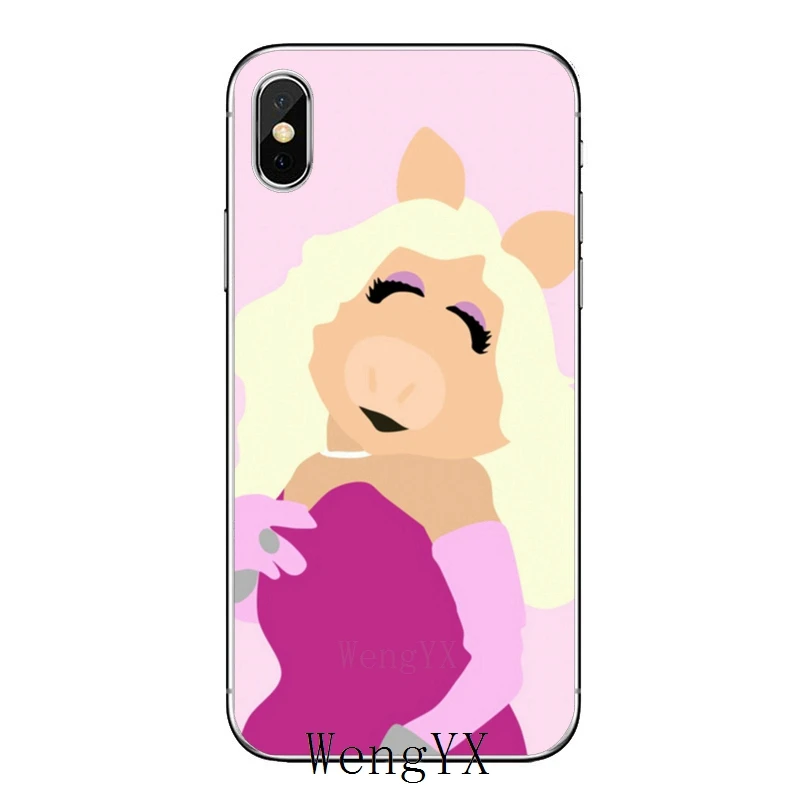 Чехол Muppets Miss Piggy для iPhone 11 pro XR X XS Max 8 7 6s plus SE 5s 5c iPod Touch 5 6