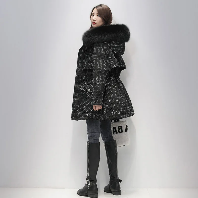 

Parker tooling down padded jacket 2020 new small, medium and long plus size women's thick Korean cotton jacket