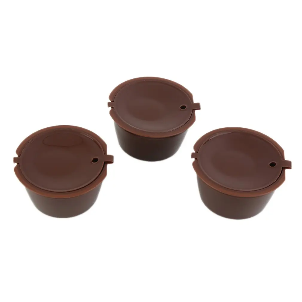 

3 Pcs/Set Reusable Capsule Cup Coffee Filter Baskets Kitchen Refillable Professional Pods Machines Filter Cups Tool