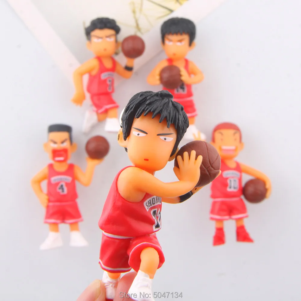 Детские игрушки для холодильника магнитные DUNK Shohoku фамилией баскетболиста и цифрой кукла аниме ханамичи сакураги Rukawa Kaede модель фигурки м