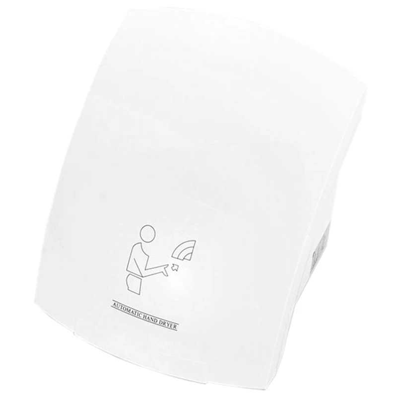 

Plastic Wall Mounted Cold Wind Bathroom Sensor Automatic Touchless AC Electric Hand Dryer Bathroom Accessories UK Plug