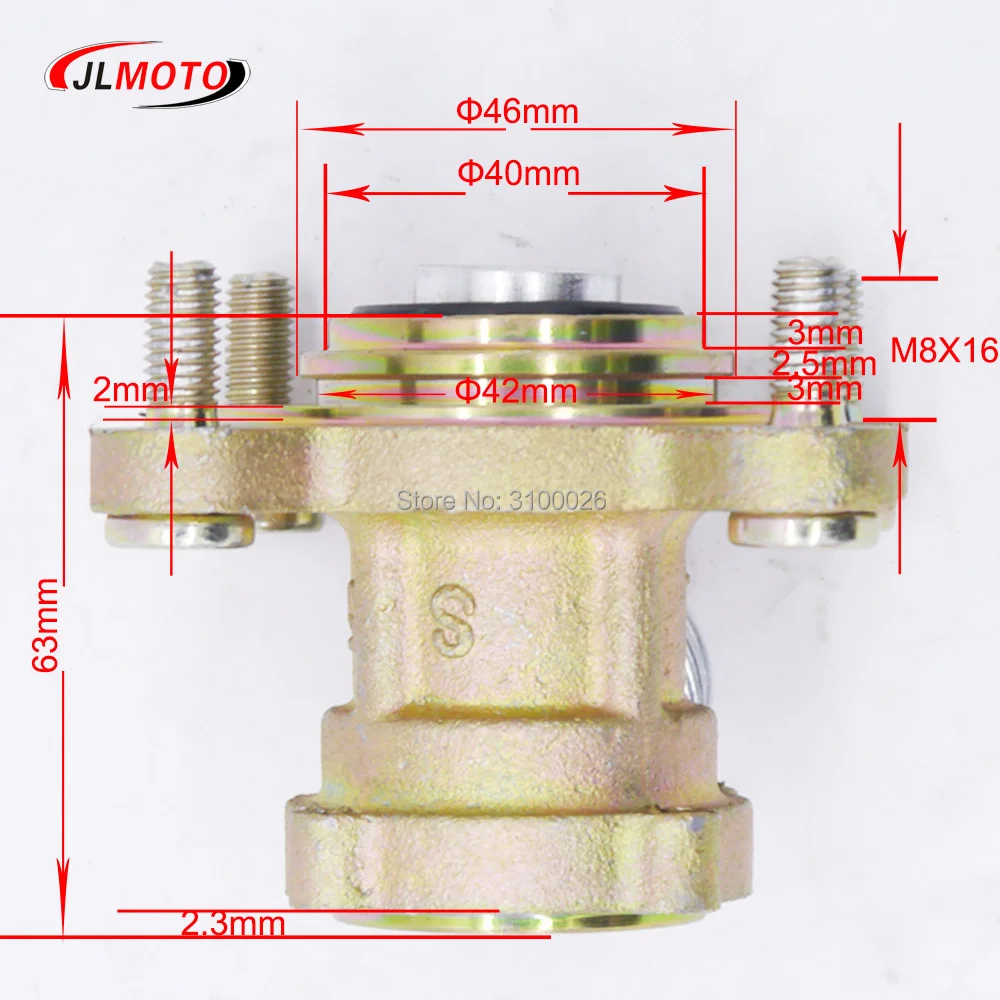 JLA-07-019-2-110CC-FRONT-DISC-WHEEL-HUB-ATV-PARTS