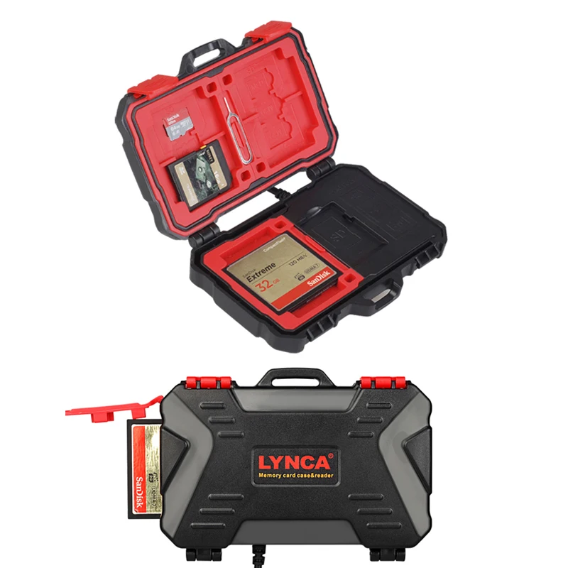 

Micro SD Card Holder Storage Holder Memory Card Case Protector Case For SDHC/ SDXC/ TF T-Flash Micro SD SD Card Box Protector