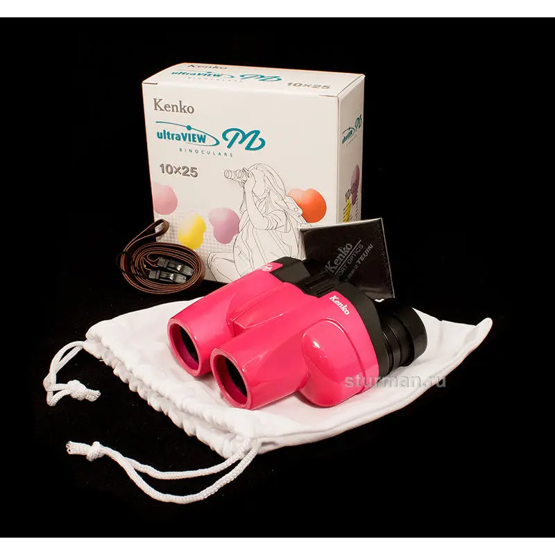Бинокль KENKO ULTRA VIEW 10x25 FMC(PINK