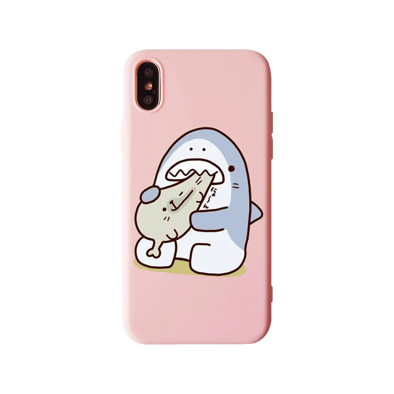 Чехол для телефона с изображением морских львов, акулы, Дельфина, для iPhone 11, 11Pro, 5s, 6, 6 S, 7, 8 Plus, X, Xs Max, XR, Модный мягкий силиконовый чехол