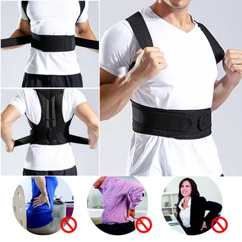 

Posture Corrector Back Posture Brace Clavicle Support Stop Slouching Hunching Adjustable Back Trainer Unisex корректор осанки