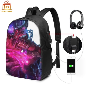 

Aatrox Backpack Aatrox Backpacks Men's - Women's Pattern Bag School High quality Teenage Trendy Bags