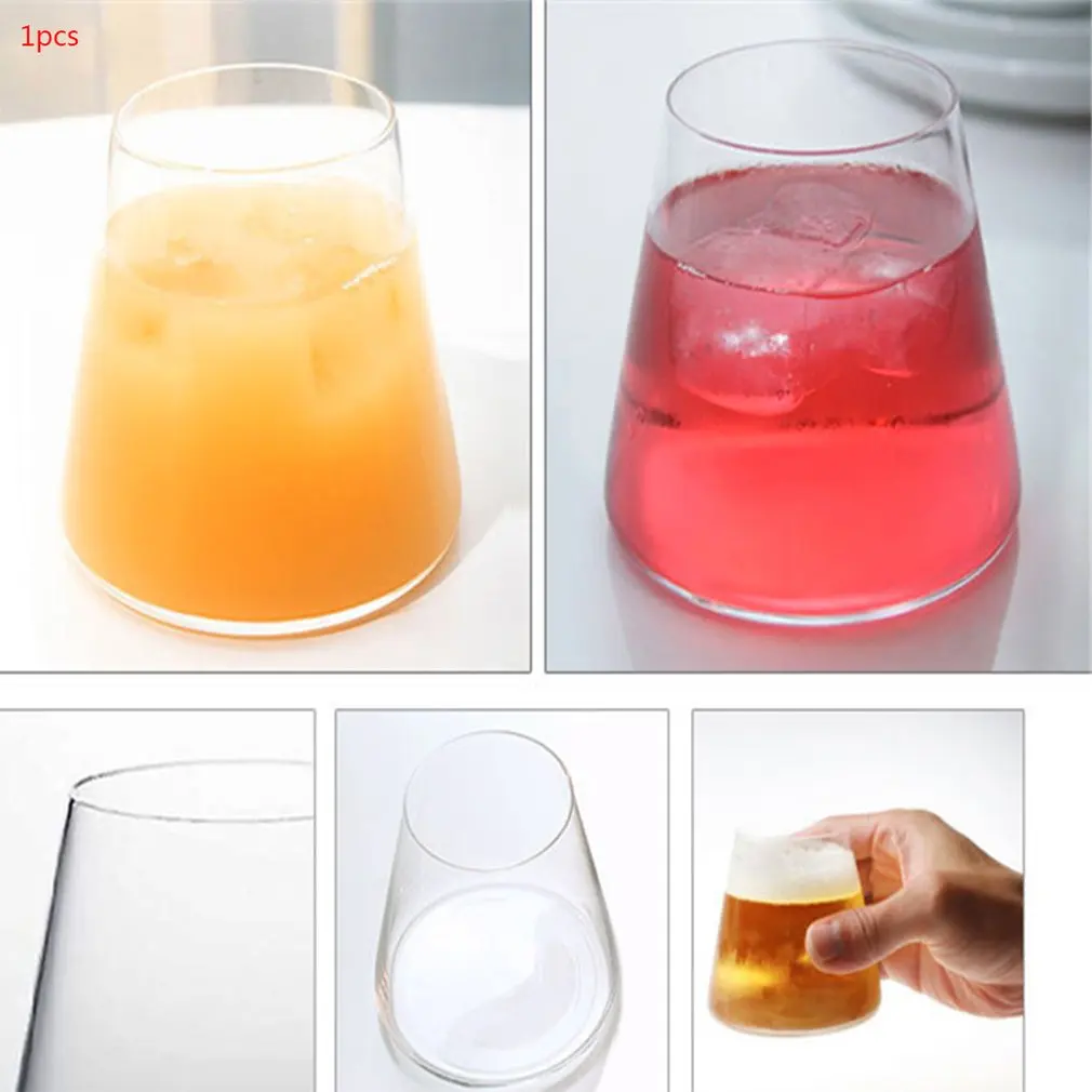 Creative Fuji Mountain Juice Transparent Borosilicate Glass Beer Cup Drink Coffee Cup Creative Wine Glass