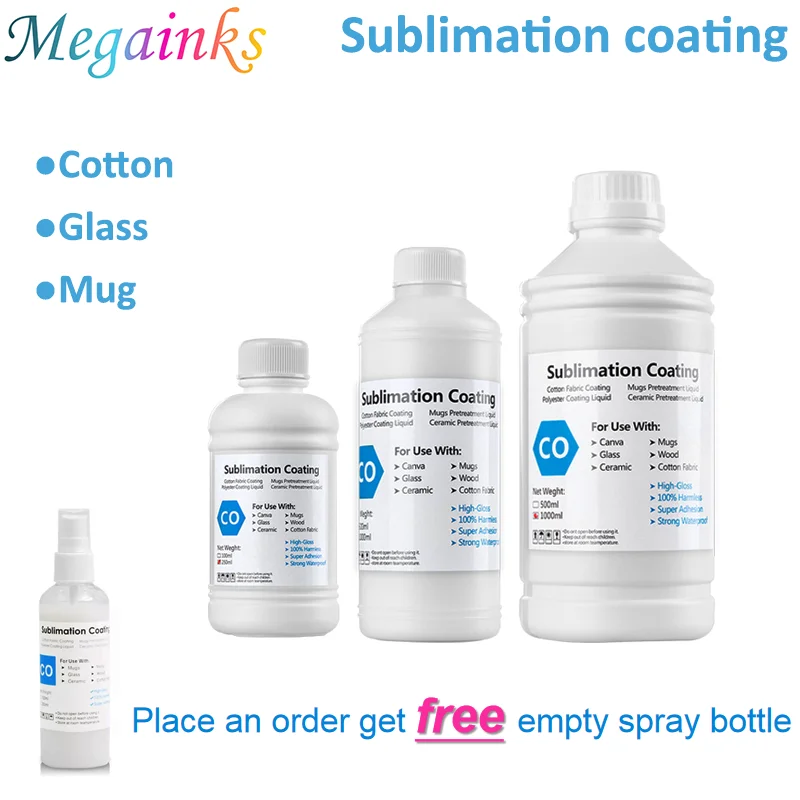 Sublimation Coating Spray For Cotton Fabric T-shirt Canva Caps Mugs Glass  Ceramic Metal Bubble Cleaner Ink Pretreatment Liquid - AliExpress