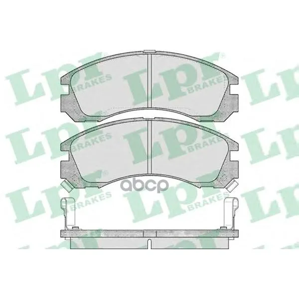 Колодки Тормозные Mitsubishi Outlander 03/Pajero 9000/00 Передние Lpr 05p578 Lpr арт. 05P578