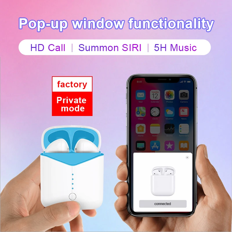 Оригинальные P20 TWS Bluetooth V5.0 беспроводные наушники оконная Беспроводная зарядка 6D стерео звук Шумоподавление для Xiaomi Airdots