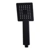 Fast Delivery ABS Plastic Bathroom Big Square Water Saving Showerhead Black Bath Rainfall Handheld Shower Head ► Photo 2/4