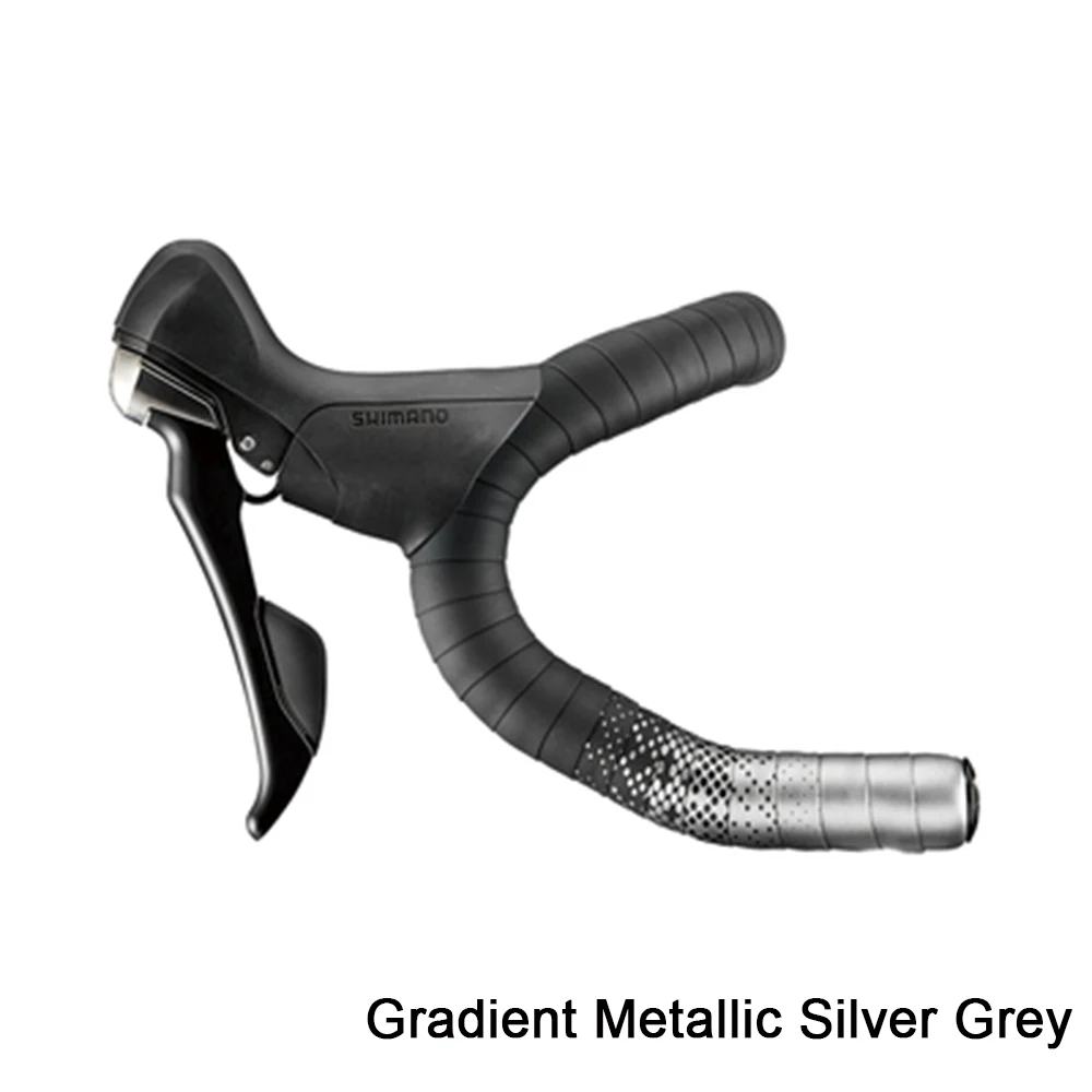 2000*30 мм Силиконовые и полиуретановые ленты для руля велосипеда, цветные ленты для руля велосипеда, запчасти для велосипеда - Цвет: metallic silver grey