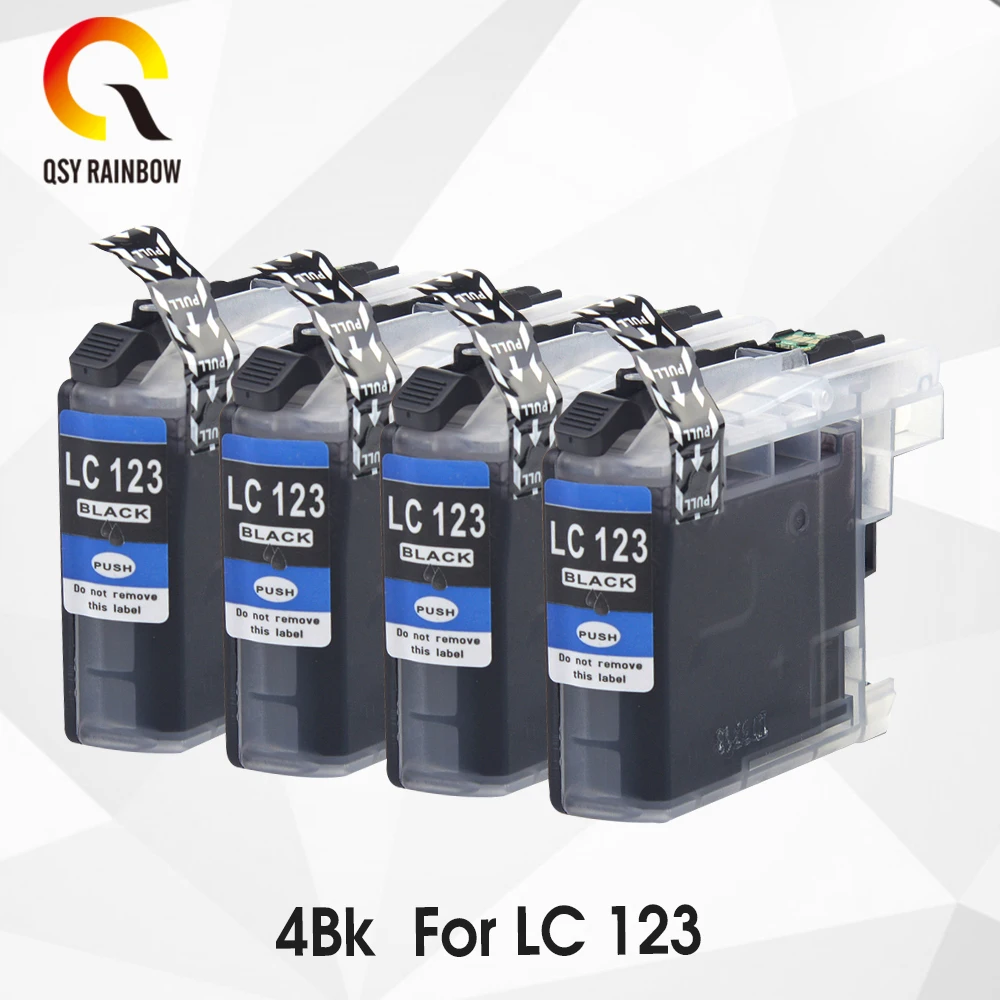 LC123 LC-123 LC 123 XL LC123XL чернил струйные картриджи для Brother J4410DW J4510DW J4610DW J4710DW J470DW J6920DW принтер - Цвет: 4bk