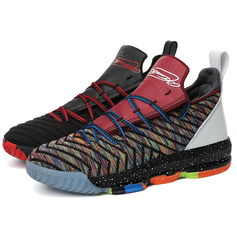 mix color 02 James/мужские баскетбольные кроссовки Lebron, баскетбольные кроссовки с высоким берцем, мужские тренировочные ботильоны, уличная Мужская разноцветная спортивная обувь унисекс - Цвет: mix color 02