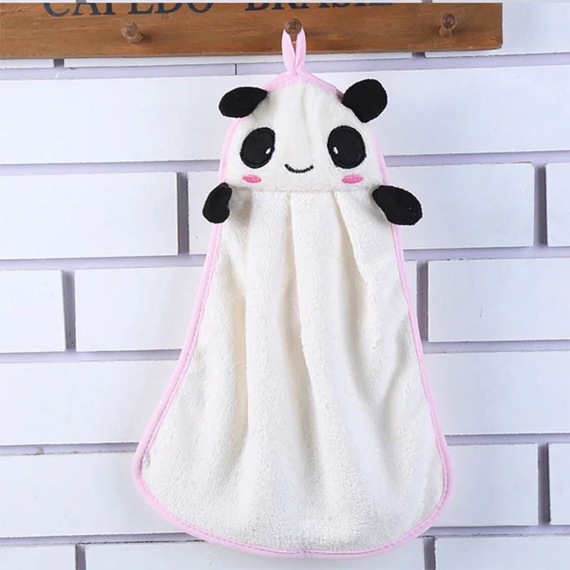 Мультяшное милое полотенце из микрофибры с изображением утки, панды, слона, креативное полотенце для лица, полотенце для ванной комнаты, детское кухонное полотенце s