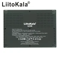 LiitoKala Lii-S8 Universal Battery Charger for 18650 3.7V Li-ion NiMH 1.2V 9V Li-FePO4 3.2V IMR 3.8V 26650 21700 26700 AA AAA 3
