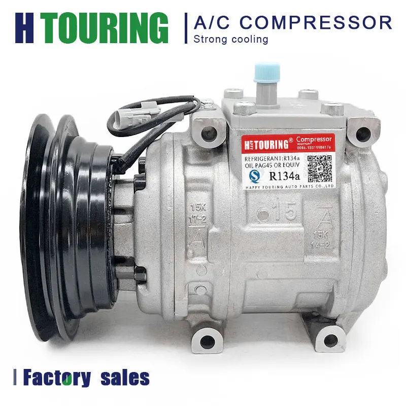 10PA15L компрессор кондиционера для автомобиля Toyota LAND CRUISER HDJ80 HDJ80 4,2 1990-1998 88310-60770 447300-1170 447100-7040 447200-0980 1PK