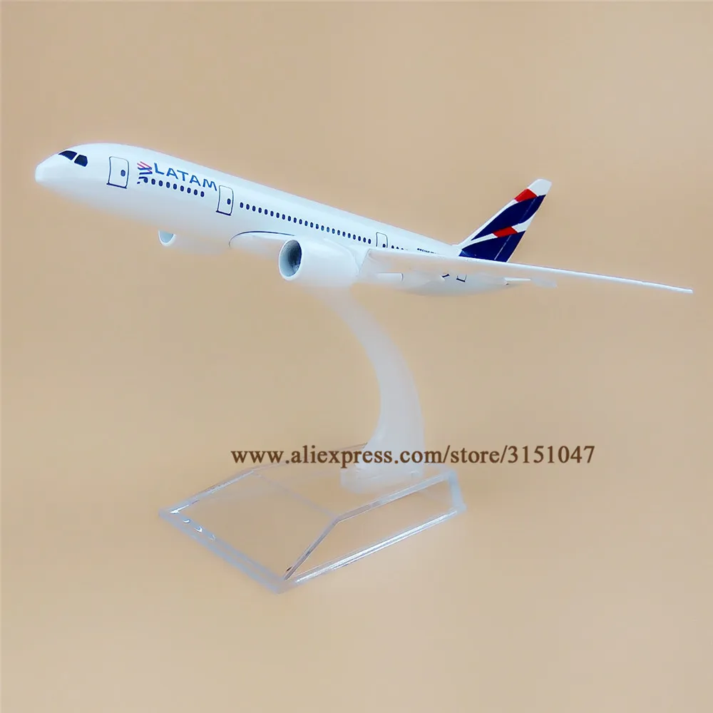 16 см Сплав Металла Чили Air LATAM Airlines Boeing 787 B787 Airways модель самолета Модель w Стенд самолета