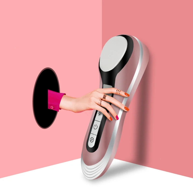 Anion Sonic Hot Cold Face Massager Beauty Skin Care Vibration Anti-Aging Firming Anti-Wrinkle Spa Machine Rechargeable