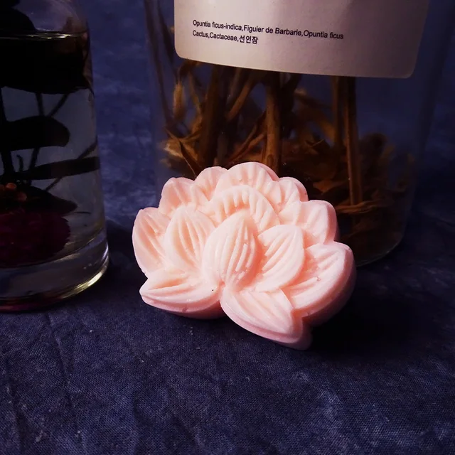 Diy Lótusz Virág Alakú Szilikagel Penész Csokoládé Cukorka Cukorkák Dekoráció Szerszám Szappan Sütemény - Image 2