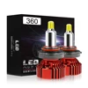 3D 360�� LED H1 H7 9012 HIR2 Headlight Hi/Lo Beam Lamp Canbus LED Bulb for Car Accessories 6000K Auto Headlamp Kit moto csp chips