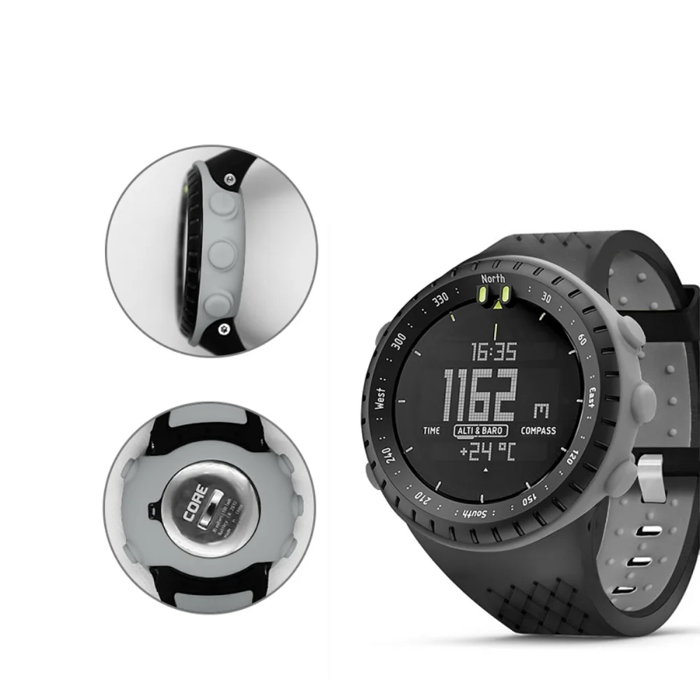 2в1 ТПУ чехол+ Силиконовый ремешок для часов для Smart Core смарт часы ремешок для Suunto ремешок основной браслет ремешок для Sunto Core