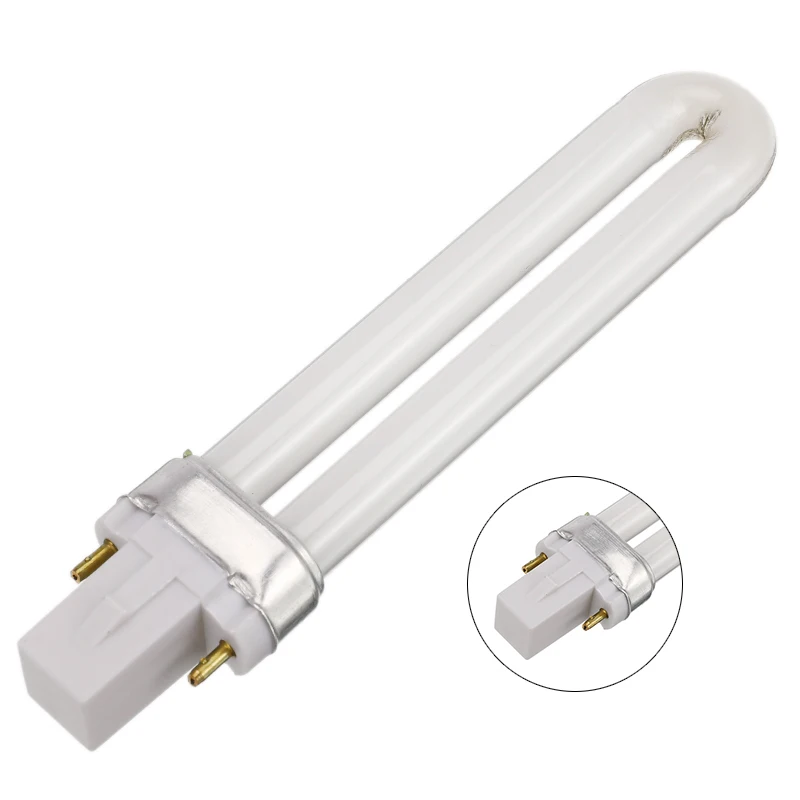 12W UV Nail Lamp Tube For Replacement Dryer Light Curing LED U-Shape Polish Gel Art Tool | Красота и здоровье