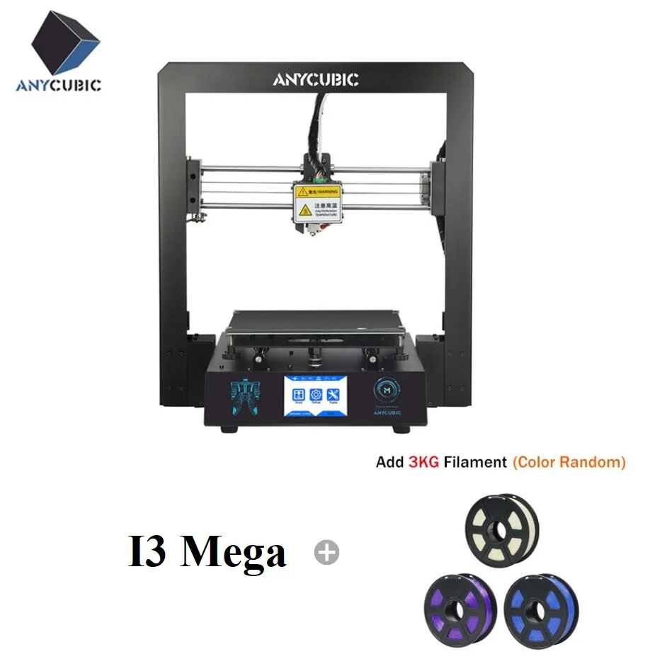 I3-Mega Add 3KG ANYCUBIC I3 Мега 3d принтер Полный металлический Impresora 3D-принтер TFT сенсорный экран Высокая точность дешевый 3D Drucker impressora - Цвет: I3-Mega Add 3KG
