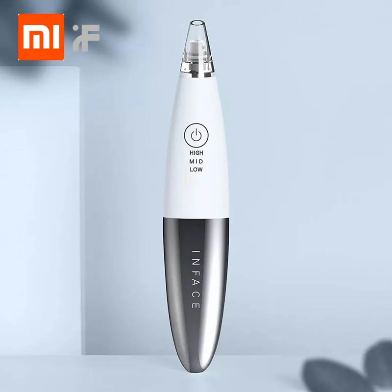 

Xiaomi inFace Blackhead Vacuum Suction Dermabrasion Removal Scar Acne Pore Peeling Face Clean Facial Skin Care Beauty Machine