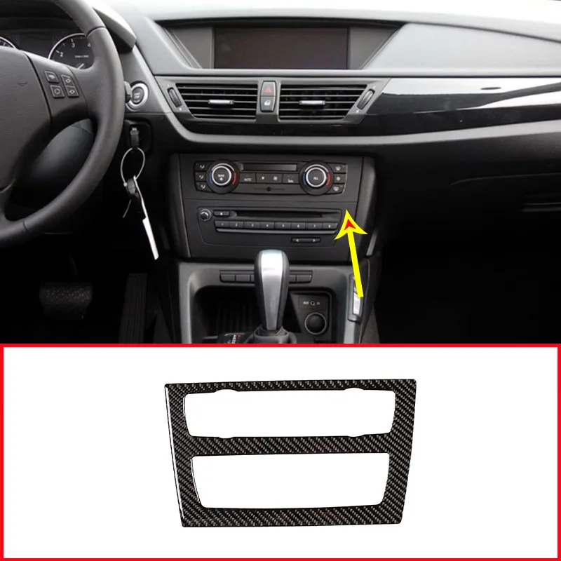 Углеродное волокно для BMW X1 E84 2011-2015 центральная консоль CD декоративная рамка