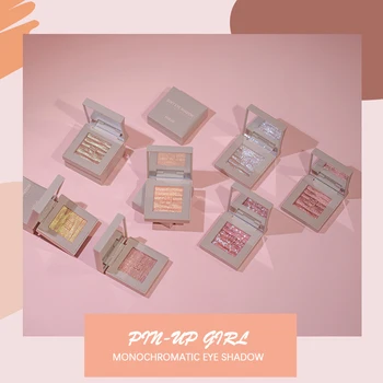 

Monochrome Eye Shadow High Shiny Cream Texture Sparkling Pearlescent Eyeshadow Waterproof Eye Cosmetics Face Makeup TSLM1