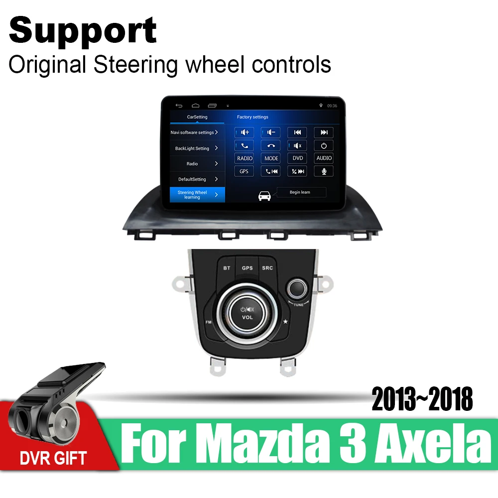 Автомобильный радиоприемник ZaiXi 9 дюймов 2Din Android Wi Fi Авторадио HD Bluetooth сенсорный