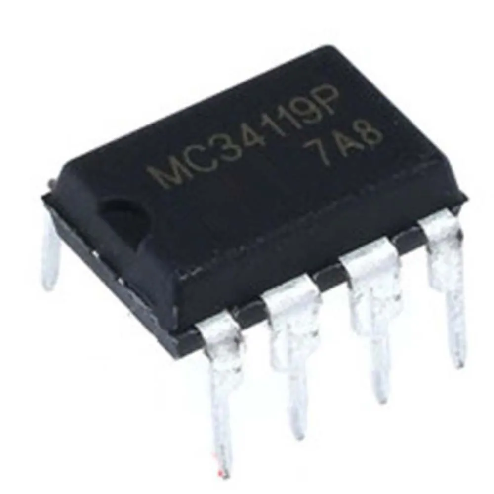 

10pcs MC34119 DIP MC34119P DIP8 MC34119API DIP-8 Low Power Audio Amplifier IC