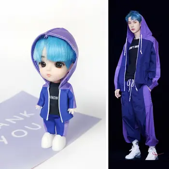 

Xiao Zhan Wang Yibo Doll Star Doll Q Version Doll Birthday Gift Decoration Model 12Cm