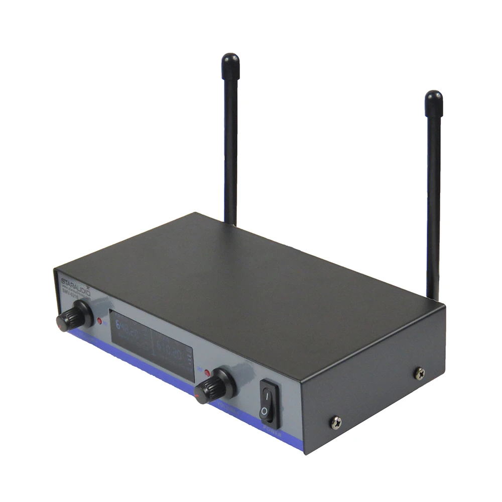 2 channel pa stage pa dj dual uhf microphone