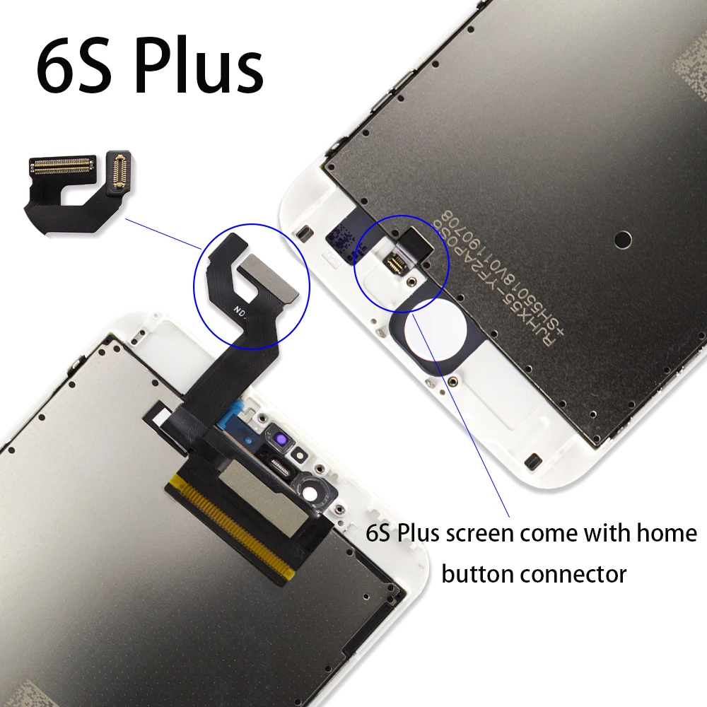 Pantalla экран Замена для iPhone 6S Plus A1634 A1687 A1699 ЖК 3D сенсорный дигитайзер сборка дисплей Замена без битых пикселей