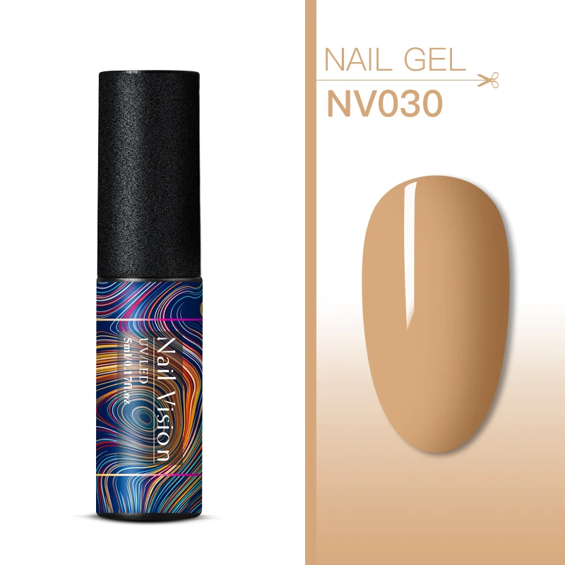 Nail Vision 5 мл УФ набор гель-лаков для ногтей чистый цвет для маникюра геллак Полупостоянный Гибридный впитывающий гель для дизайна ногтей лак - Цвет: EES06625