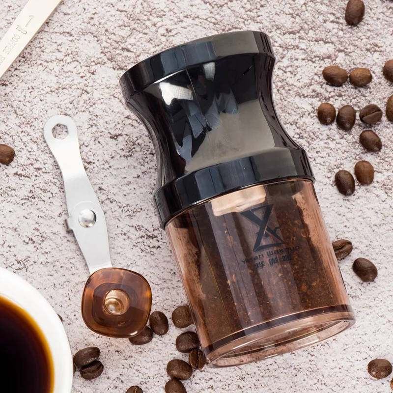  Manual Hand Coffee Grinder Creative With Coffee Cup Coffee Bean Grinder Kitchen Drinkware Hand tool - 4000132795519