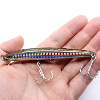

AOCLU wobblers Super Quality 4 Colors 9.5cm 17g Hard Bait Minnow Crank VIB Stik Fishing lures Bass Fresh Salt water 4# VMC hooks
