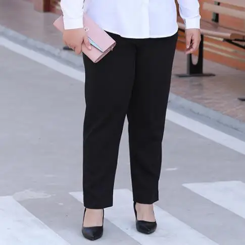 Размера плюс брюки женские офисные брюки Pantalones Mujer уличные брюки женские брюки с высокой талией Pantalon Femme DJ653