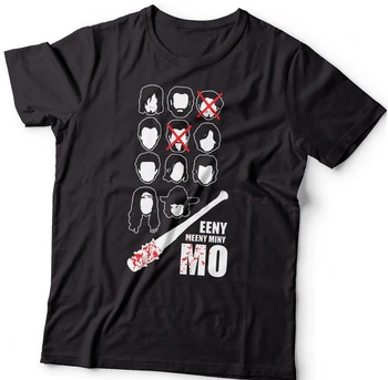 

The Walking Dead fan apparel Negan Eeny Meeny Miny Moe Lucille Bat T-Shirt