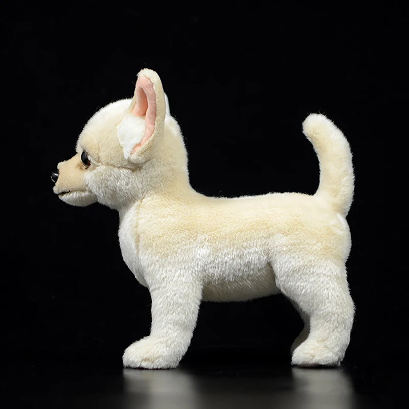 25 см реалистичные Чихуахуа собаки плюшевые игрушки милая собака щенок мягкие животные куклы мягкие настоящие игрушки в виде Чихуахуа для детей Подарки