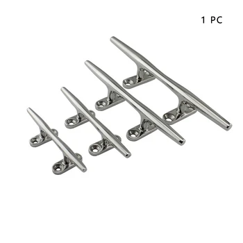 

Replacement Yacht Rope Round Deck Universal Boat Mooring Cleat Accessories 316 Stainless Steel Dock Marine Hardware Bollard
