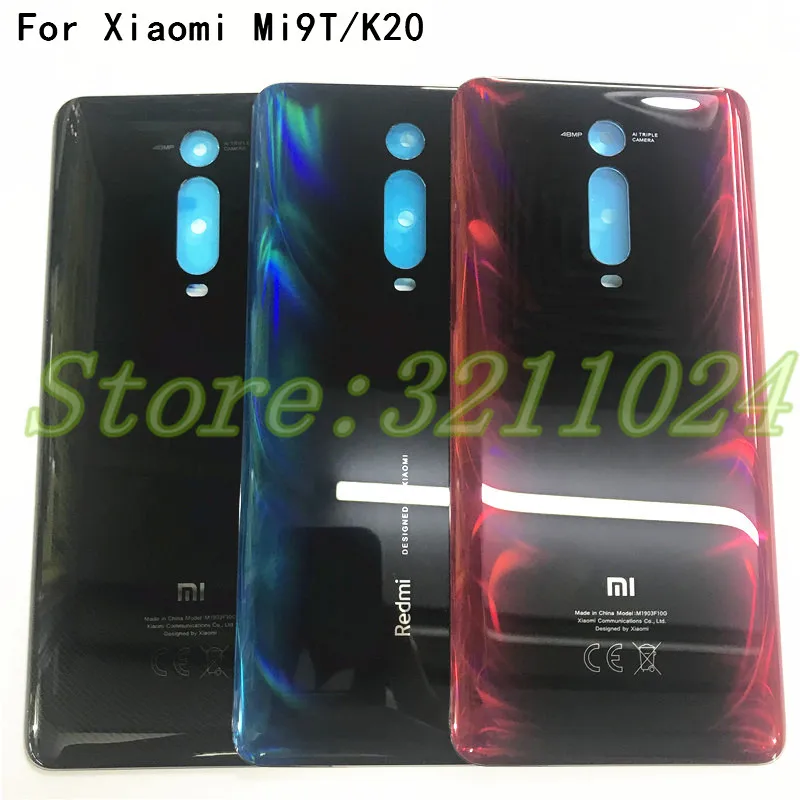 Peças de Vidro 6.39 para Xiaomi Original Vidro Redmi K20 – Pro mi 9 t Mi9t Voltar Bateria Capa Porta Habitação Case Traseiro 100% 3d