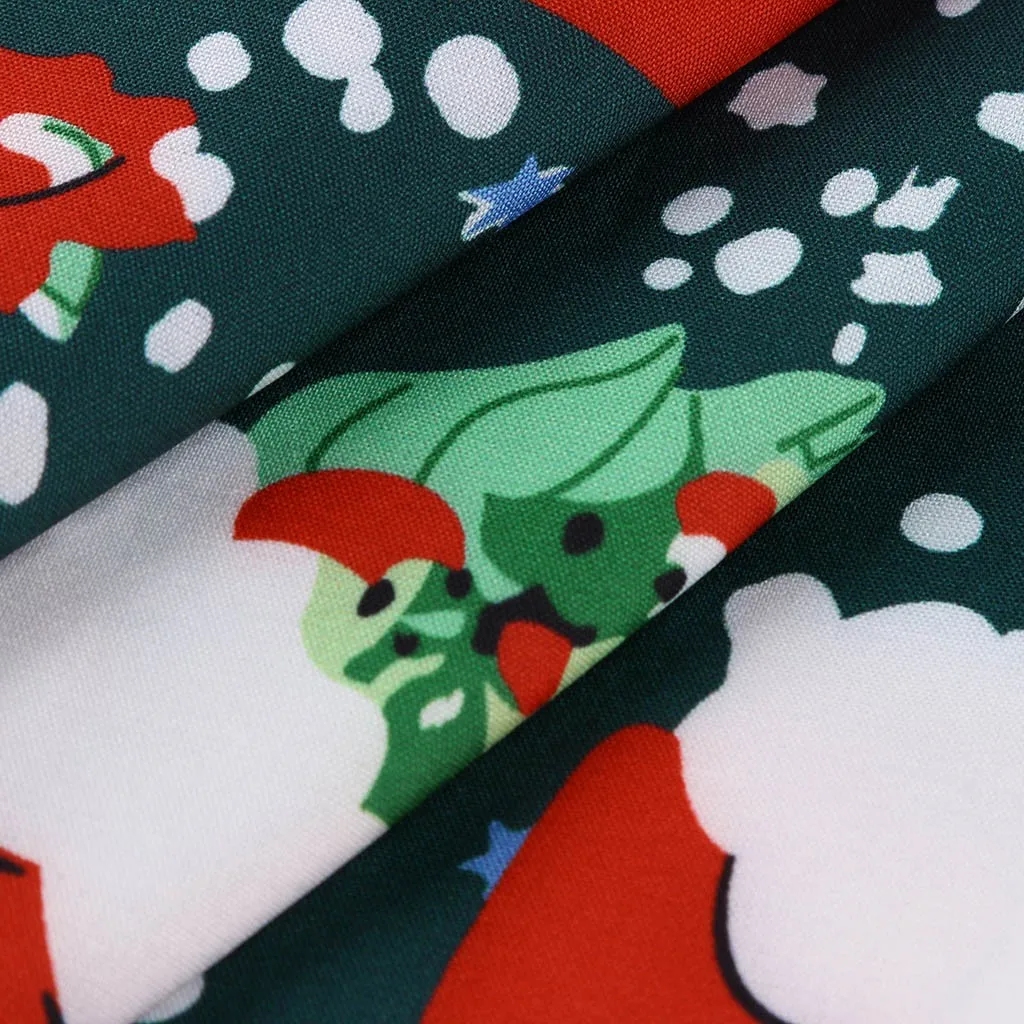 Christmas Men Santa Claus Printing 3D Hawaiian Shirt Apparel