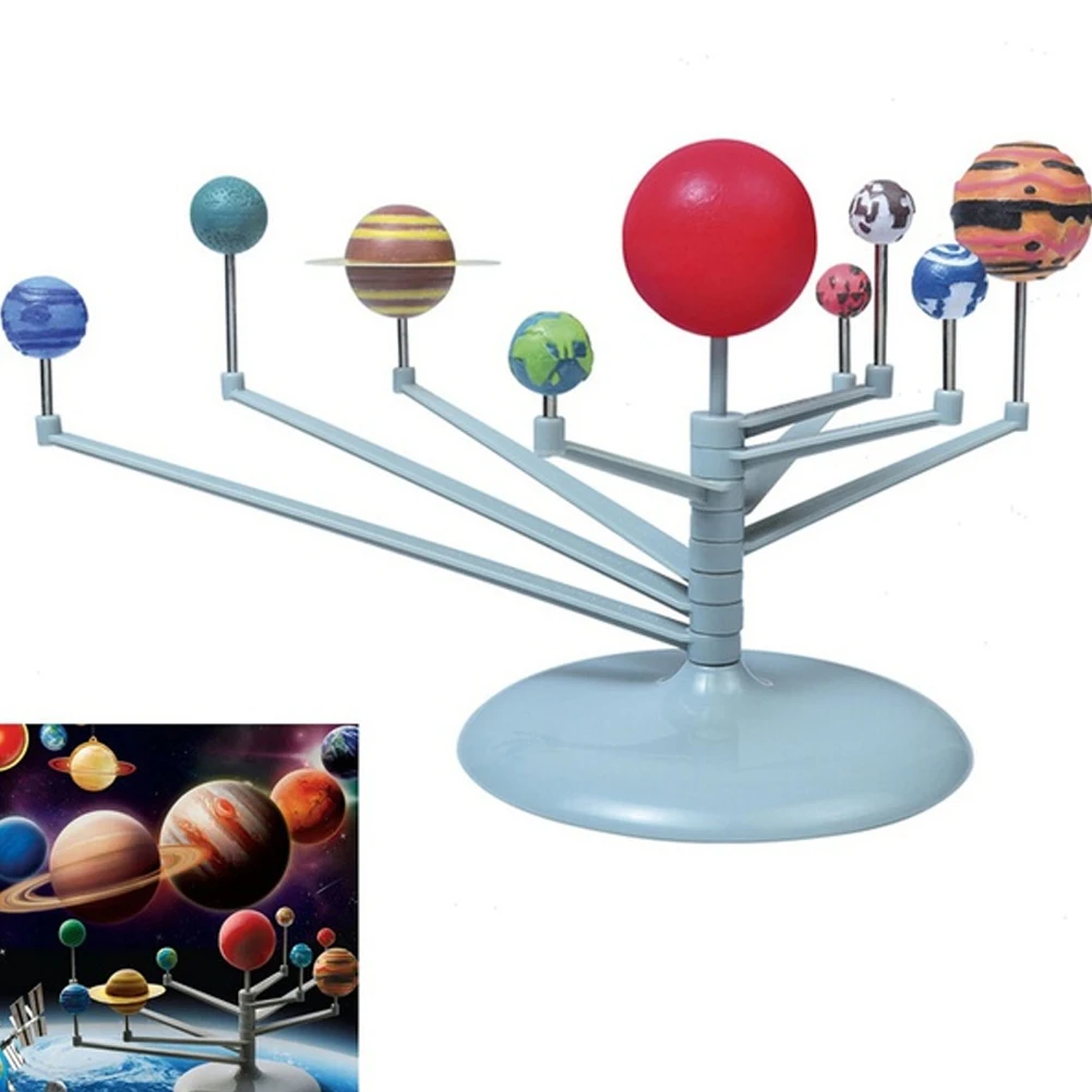 Деревянные 3D головоломки деревянные игрушки для детей s интеллект детские развивающие игрушки планетарные DIY игрушки