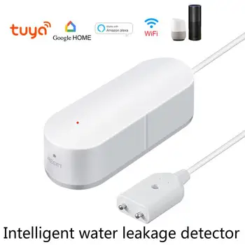 

New Graffiti WiFi Intelligent Water Leakage Alarm Sensor Smart Home Overflow Water Level Detector App Control Home Security
